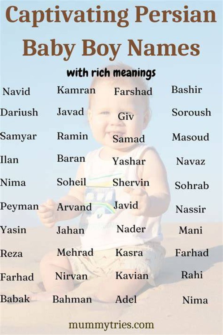 18 Persian Names for Boys