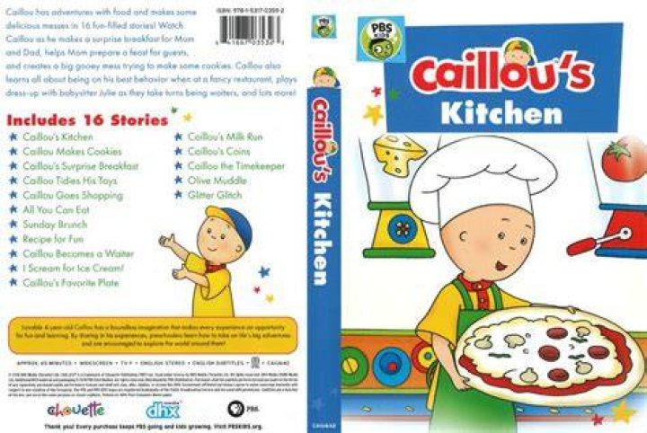 Caillou: Caillou's Kitchen DVD | Shop.PBS.org