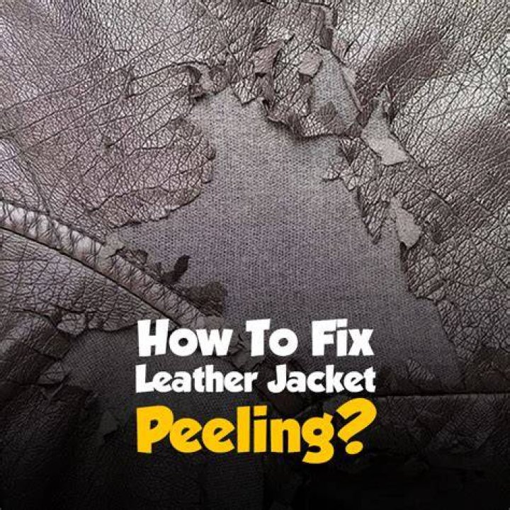 fix peeling faux leather jacket fix peeling faux leather jacket