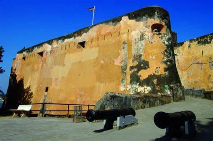 Fort Jesus and Vasco da Gama pillar in Kenya