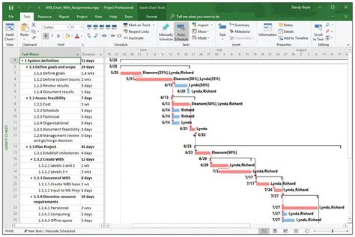 How To Create A Gantt Chart Using Microsoft Project