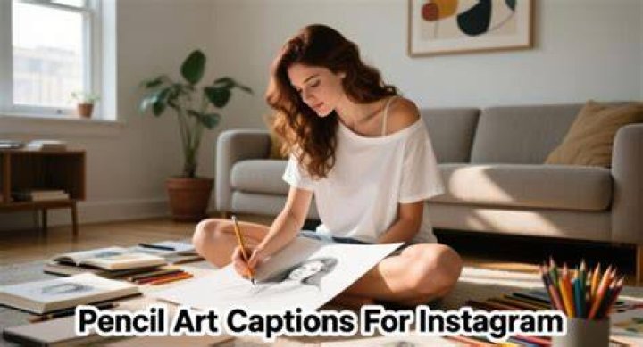 Pencil drawing captions for Instagram